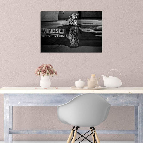 Inspirational Wall Art Cat Entrepreneurship Positive Canvas Poster Print Artwork Painting Picture Motivational Entrepreneur Art Quotes Office Wall...