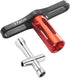 17mm Wheel Hex Wrench & 4/5/5.5/7mm Small Sleeve Hex Socket Wheel Spanner Tool for 1/8 1/10 RC Car Truck Crawler Truggy Buggy Tires Tyre...