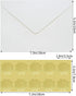 50pcs A7 Pearl Envelopes Wedding Envelopes, Perfect for 5 x 7 inch Wedding Invitation Cards Graduation Birthday Greeting Cards Thank You Cards Pea...