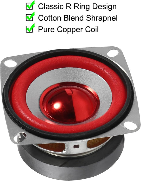 4pcs 4Ohm 5W Full Range Audio Speaker Stereo Woofer Loudspeaker for Arduino Replacement (4pcs)...