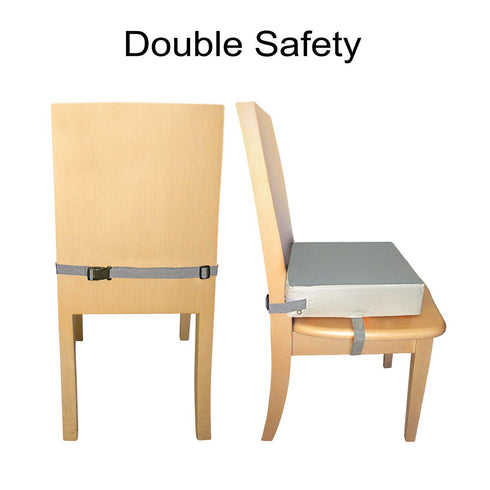 Dining Chair Heightening Cushion Portable Dismountable Adjustable Highchair Booster for Baby Toddler Kids Infant Washable Thick Chair Seat Pad Mat...