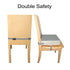 Dining Chair Heightening Cushion Portable Dismountable Adjustable Highchair Booster for Baby Toddler Kids Infant Washable Thick Chair Seat Pad Mat...