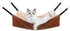 Cat Hammock Bed, Medium Reversible Pet Cage Hammock Hanging Soft Pet Bed for Kitten Ferret Puppy or Small Pet...