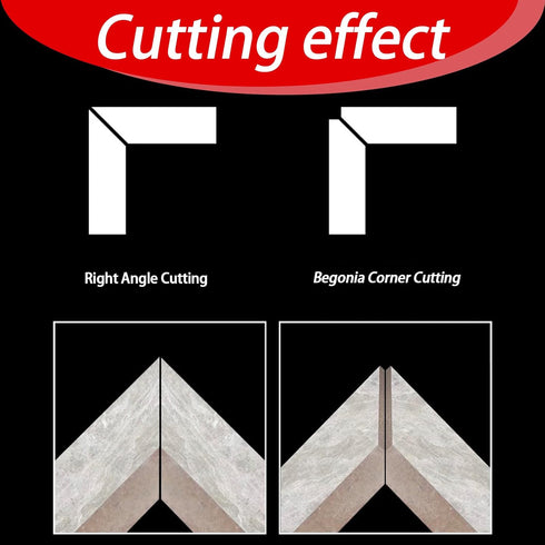 45 Degree Tile Chamfering Tool - Aluminum Alloy, Sturdy & Durable Ceramic Tile Cutter for Precise Angled Cuts & Chamfers Tiling 45 Degree Angle Cu...