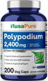 NusaPure Polypodium Leucotomos Extract 2400mg 200 Veggie Capsules (Vegetarian, Non-GMO, Vegan)...