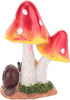 Animal Mushrooms Non-Toxic and Odorless Lawn Ornament, Mushrooms Decor, Kindergarten and Hotel Decor for Garden, Yard, Fairy Garden(Snail red)...