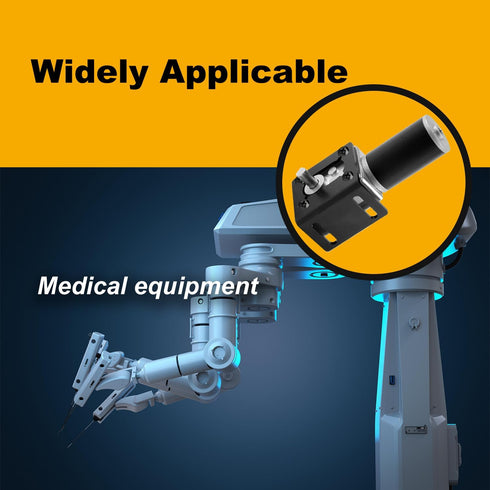 370 Mounting Bracket for DC Worm Gear Motor, Durable Single-Side Holder with M4 Screw, Compatible with 32GZ370/40GZ495/40GZ868/42GZ495 Motors - DI...
