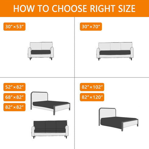hyha Waterproof Dog Blanket, Soft Dog Bed Cover Pet Blankets, Waterproof Sofa Couch Cover for Dogs Washable, Reversible Pet Couch Covers for Sofa ...