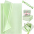 Bolsome 100 Sheets 20 * 14 Inches Metallic Green Tissue Paper for Gift Wrapping, Pearlescent Tissue Paper for Gift Bags for Green Boho Birthday We...