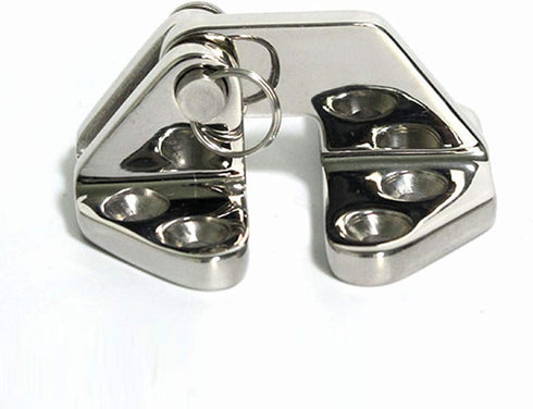 Ship RV accessories Yacht hardware Marine Hatch Hinge Heavy Duty Long Reach 316 Marine Grade Stainless Steel Hinge with Removable Pin 2.75" x 2.6"...