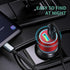 Rapid USB C Car Charger, Compatible for Samsung Galaxy S23/S22/S21/Note 20/Ultra/10/Plus/9/8/S20/S10+/S10e/S9/S8/A50/A70, Quick Charge 3.0 Dual US...
