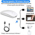 ZERU Bluetooth Mouse,Rechargeable Wireless Mouse for MacBook Pro/MacBook Air,Bluetooth Wireless Mouse for Laptop/PC/Mac/iPad pro/Computer (White)...
