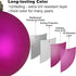 Fuchsia 2.5" Christmas Balls Christmas Tree Decoration Ornaments Shatterproof Hanging Balls for Birthday Halloween Holiday Wedding Decorations Set...