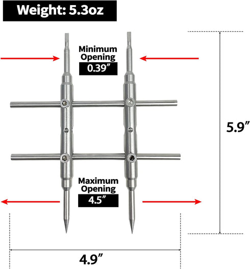 Sutekus Lens Spanner Wrench Adjustable Repair Opening Tool for Camera Photography Telescopes...