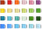 Mymazn 24 Color Refrigerator Magnets - Colorful Fridge Magnets with Cute Decorative Designs for Office, Kitchen, Locker, Glass...