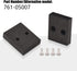 4 Pcs 761-05007 Deck Brake Pad Compatible with Troy-Bilt/Cub Cadet XT1-LT42, XT1-LT42 C, XT1-LT46, XT2-LX42, XT2-LX42 FAB CC C 600 Mower - Include...