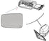 Driver Side Heated Mirror Glass Compatible with 2009-2018 Dodge Ram Pick-Up 1500 2500 - Replace 68079363AA 68050299AA - Side View Exterior Convex ...