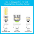 E17 Intermediate LED 3.5W Fridge Light Bulb Replacement Compatible with Kenmore Refrigerator 480LM 110V-130V Daylight White 5000K, Fit for Frigida...