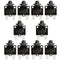 Baomain 8A Circuit Breaker Thermal Overload Protector, S11 Series 125/250VAC/65VDC, Manual Reset Thermal Circuit Breakers Black Pack of 10 (8 Amp....