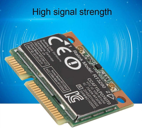 ASHATA Mini Network Card,2.4G Bluetooth 3.0 Wireless PCI-e Network Card,RT3290 Wi-Fi Wireless Network Adapter Card,Support 802.11N up to 150Mbps,f...