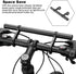 Bicycle Extension Bracket?Aluminum Alloy Bike Double Handlebar Extender for Holding Bicycle Speedometer, Phone Light Mount Holder(Black)...