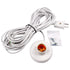 1pcs White Hanging Light Cord E27 Light Bulb Socket to 2-Prong with On/Off Switch (about 80mm base & 26ft wire)...