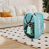 2Pack Collapsible Laundry Baskets Pop Up Laundry Hamper Mesh Storage Bins Kids Hamper for Laundry, Blue...