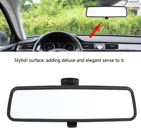 for for mk4 1999 rearview mirror Car Interior Rearview Mirror,Plastic + glass Inner Rearview Mirror for B5 MK4 1999-2005,3B0857511G(Black)...