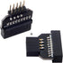 chenyang 2 Pack USB 2.0 Front Panel Header 9/10Pin Male/Female to 19/20Pin Male/Female Mainboard Header Gender Changer Connector Adapter...