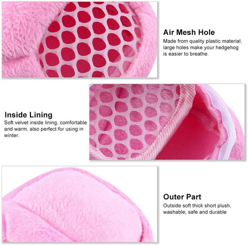 Pet Dog Carrier Bags,Portable African Hedgehog Hamster Breathable Bags,Handbags,Puppy Cat Travel Backpack(S Size:17x12cm/6.7x4.7inch)...