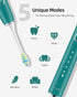 7AM2M Sonic Electric Toothbrush with 6 Brush Heads for Adults and Kids, One Charge for 90 Days,Wireless Fast Charge, 5 Modes with 2 Minutes Built ...