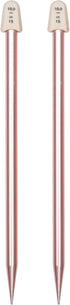 Susan Bates 10-Inch Silvalume Single Point Knitting Needle, 10mm, Salmon......