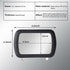 1PC Car Sun Visor Vanity Mirror, Clip-on Automotive Makeup Sun-Shading Mirror, Vehicle Sun Visor Cosmetic Vanity Mirror for Women Girls, Universal...
