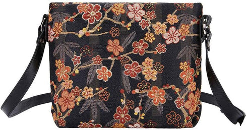 Signare Tapestry Crossbody Bag Small Shoulder Bag for Women with Garden Flower and Creature...