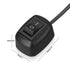 Paste Type Switch with Wires Cable:39.3inch Car Push Button Switch ON/Off DC12V Water Drop Shape DIY Car Switch Rocker Switch with Wires for Fog L...