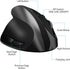 AURTEC Left-Handed Mouse, Rechargeable 2.4G Wireless Ergonomic Vertical Mice with USB Receiver, 6 Buttons and 3 Adjustable DPI 800/1200/1600 for L...