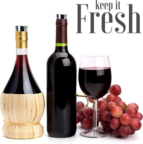 Wine Stopper, Reusable Decorative Bottle Stoppers for Kitchen, Bar, Gifts, Holiday Party, Wedding (20 Pack)...