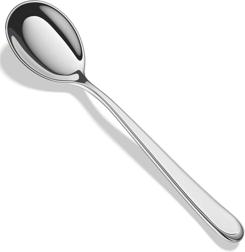 Long Handle Spoons,Korean Spoon,8.4 Inch Soup Spoons,18/10 Stainless Steel Korean Soup Spoons,Asian Soup Spoon,Set of 4....