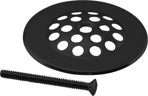 Westbrass Gerber Style Bee-HiveTub Strainer Grid with Screw, Matte Black, D327-62...