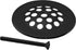 Westbrass Gerber Style Bee-HiveTub Strainer Grid with Screw, Matte Black, D327-62...