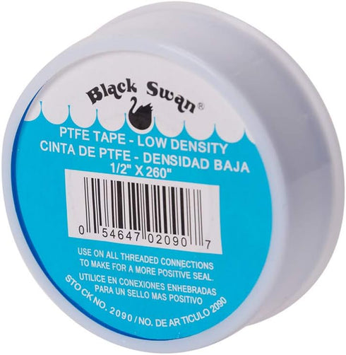 Black Swan White Teflon Tape ( size : 1/2 X 260)...