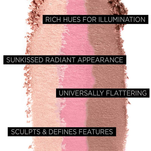 Bronzed and Beautiful Pressed Makeup Powder by Pure Cosmetics – All-in-One, Ombre Mineral-Based Highlighter, Blush, Contour, Bronzer & Glow Kit - ...