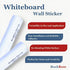 White Board Wall Sticker with Dry Erase Vinyl - Self Adhesive Whiteboard Sticker for School Office & Home - Peel and Stick Whiteboard Paper - Dry ...