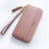 Women Wallets Tassel Bifold Ladies Cluth Wristlet Wrist strap Long Purse...