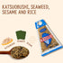 Japanese Style Furikake, Katsuo Bonito 1.76 Ounce (Pack of 3) - Japanese Rice Seasoning Umami Flavor with Seaweed Flakes, Sesame Seeds, and Katsuo...