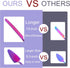 Purple Cake Cutter Set, Stainless Steel Cake Cutting Utensils Include 13-inch Cake Knife and 9.3-inch Cake Server for Weddings, Birthdays, and Ann...