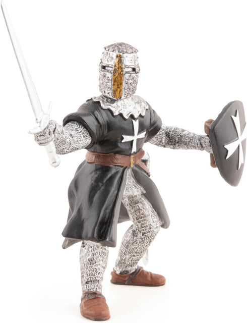 Papo - Hospitaller Knight with Sword - Figurine - 3 Years Old - Fantasy & Medieval Collection - Hand Painted - Realistic Details - Durable and Edu...
