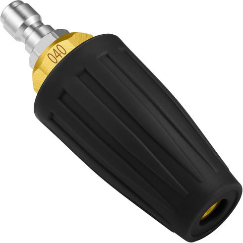 Turbo Nozzle Pressure Washer 4000 PSI Max Rotating Pressure Washer Nozzle with 1/4" Quick Connect Pressure Washer Tips Power Washer Nozzle for Cle...