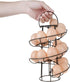 Egg Skelter Deluxe Modern Spiraling Dispenser Rack - Freestanding Wire Chicken Egg Storage Organizer Display Holder Basket for Countertop Kitchen,...