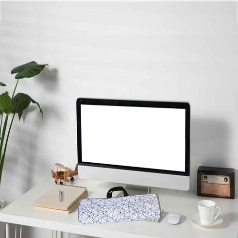 Neoprene Keyboard Carrying Case with Mouse Bag for Logitech MK270 Wireless Keyboard and Mouse Combo-Wireless Keyboard Sleeve (White)...